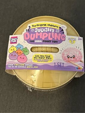 RMS Crazy Fun Mystery Dumpling Bao Bun Squishy – Flower Confetti collection NWT
